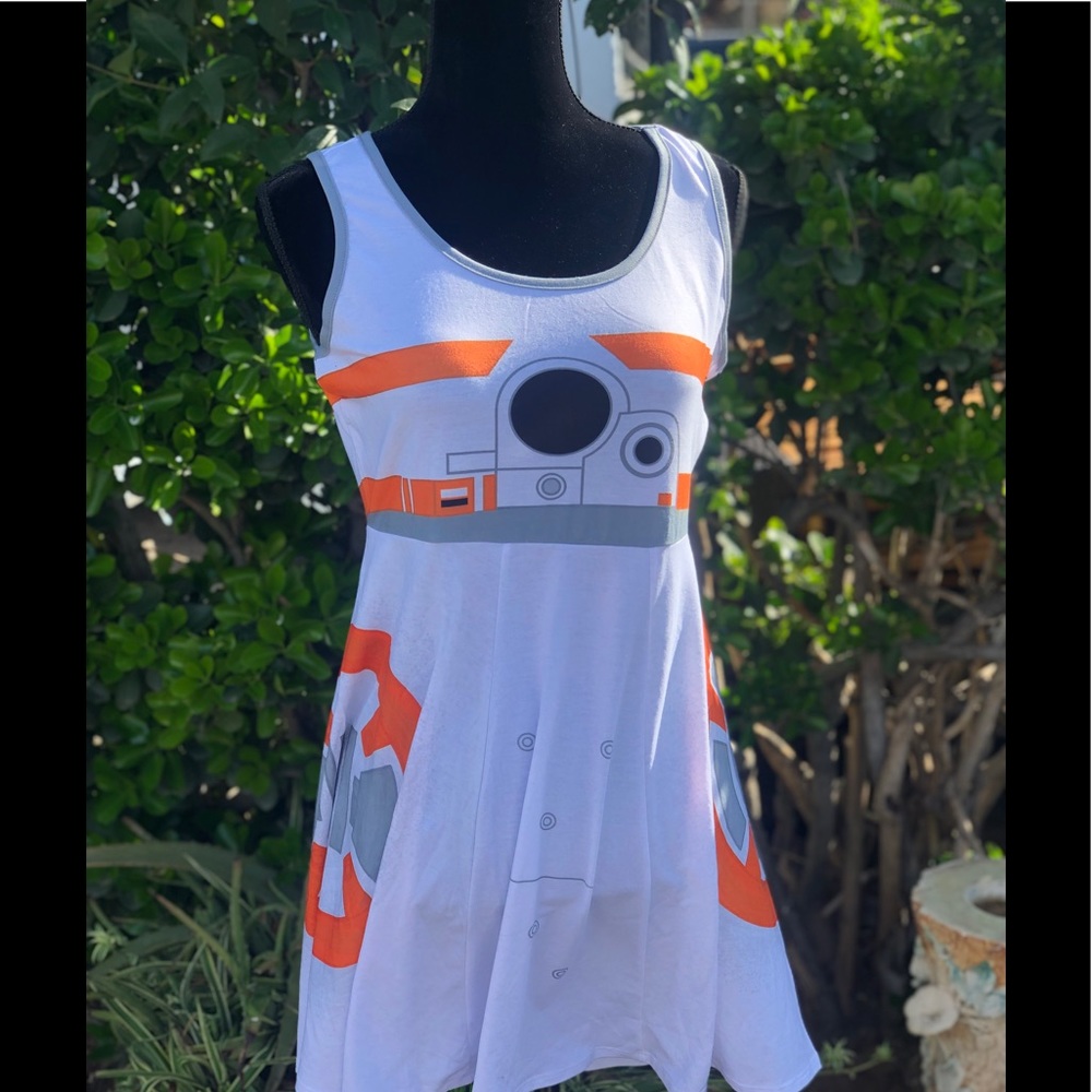 BB8 Star Wars Skater Dress EUC